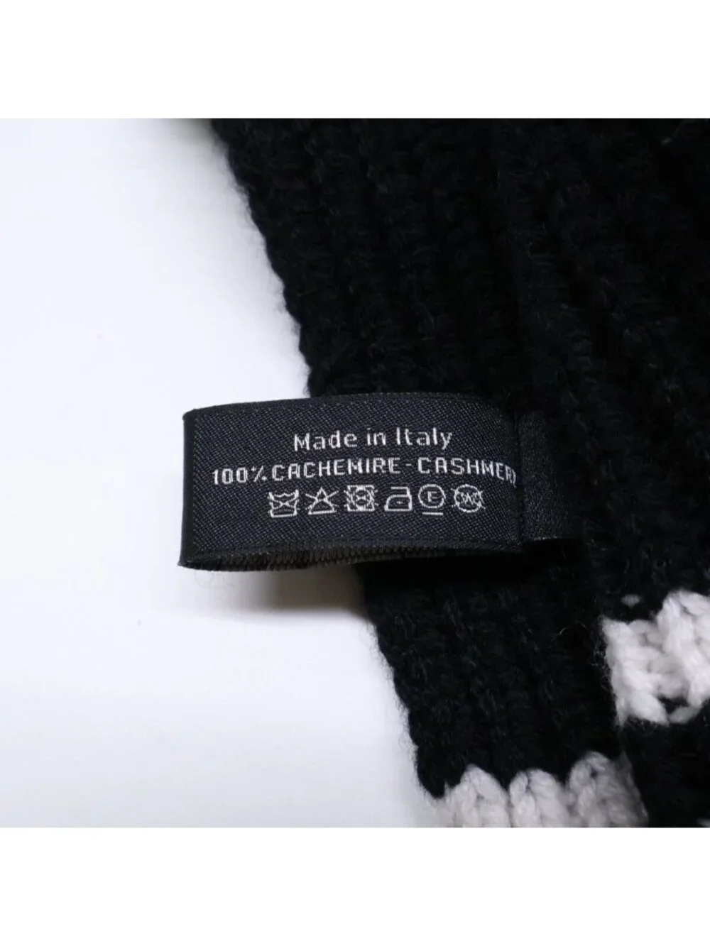 Chanel Cashmere 100 Logo Multi Patch Scarf